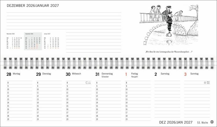 Produktbild: Loriot B&uuml;roplaner 2027
