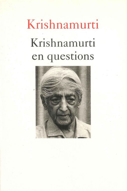 Produktbild: Krishnamurti en questions