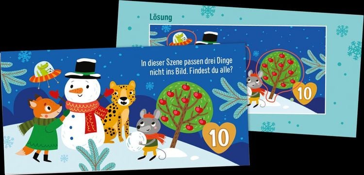 Produktbild: 24 lustige Adventsr&auml;tsel f&uuml;r Kinder