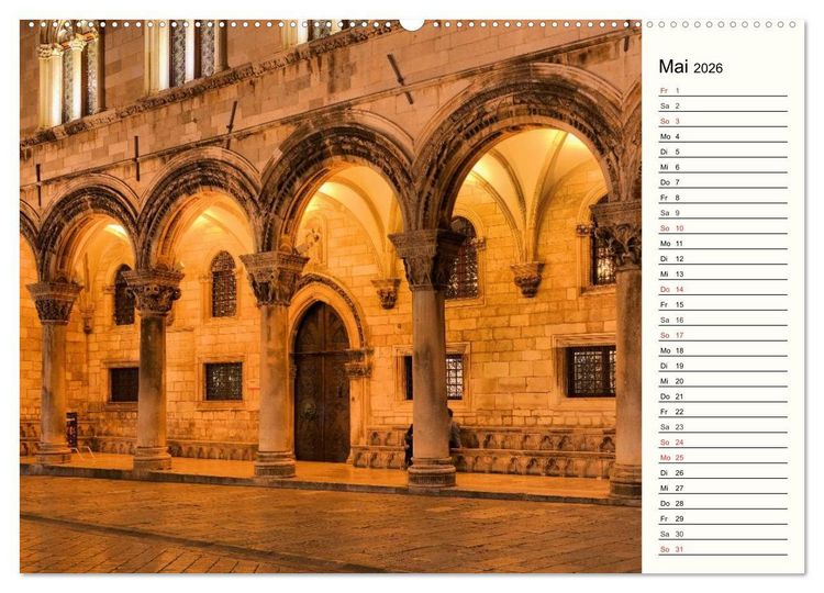 Produktbild: Dubrovnik - Perle der Adria (hochwertiger Premium Wandkalender 2026 DIN A2 quer), Kunstdruck in Hochglanz