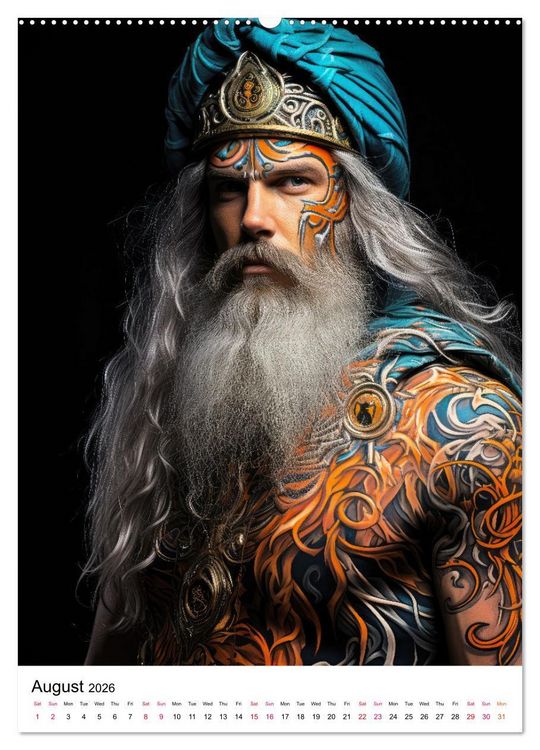 Produktbild: Tattoo Tales (High Quality Premium Wall Calendar 2026 DIN A2 portrait),CALVENDO 12 Month Wall Calendar