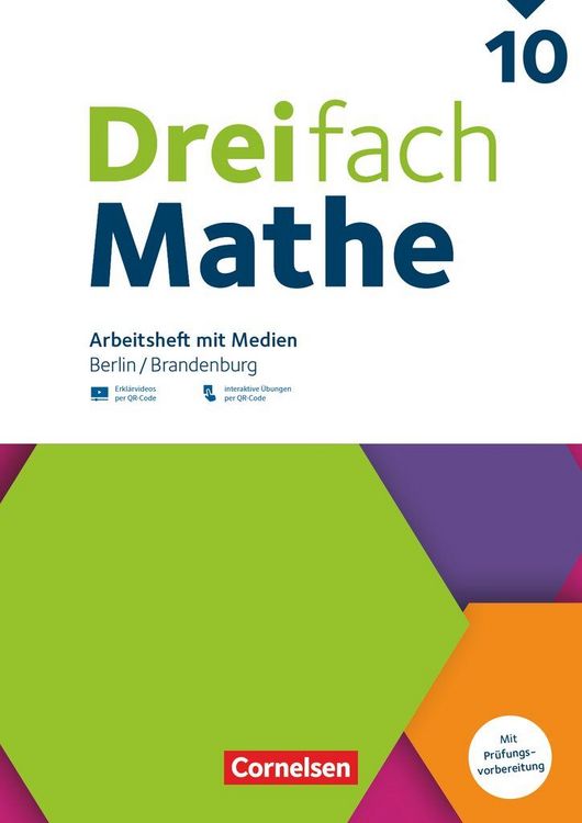 Produktbild: Dreifach Mathe - Berlin und Brandenburg - 10. Schuljahr