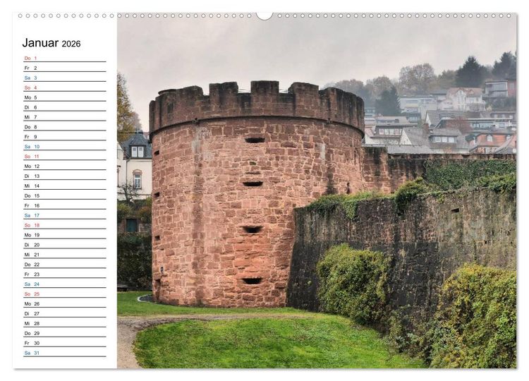 Produktbild: Herrliches Hessen - B&uuml;dingen (hochwertiger Premium Wandkalender 2026 DIN A2 quer), Kunstdruck in Hochglanz