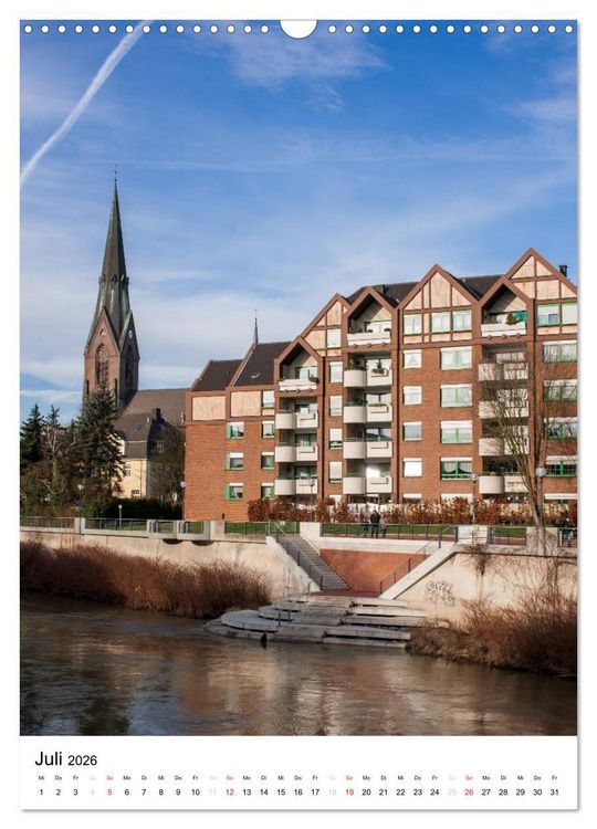 Produktbild: L&uuml;nen an der Lippe (Wandkalender 2026 DIN A3 hoch), CALVENDO Monatskalender