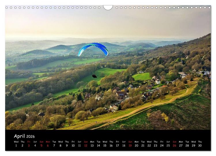 Produktbild: The Malvern Hills (Wall Calendar 2026 DIN A3 landscape), CALVENDO 12 Month Wall Calendar