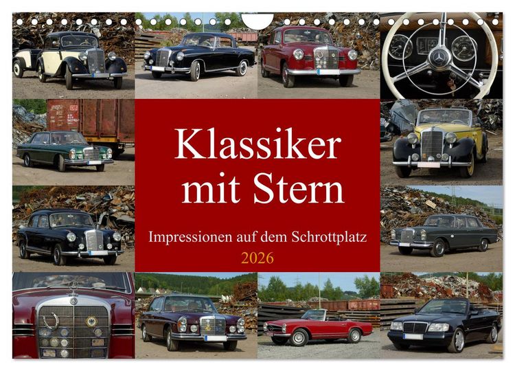 Produktbild: Klassiker mit Stern (Wandkalender 2026 DIN A4 quer), CALVENDO Monatskalender