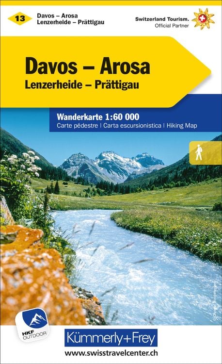 Bild vom Artikel KuF Schweiz Wanderkarte 13 Davos / Arosa vom Autor 
