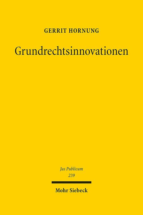 Produktbild: Grundrechtsinnovationen