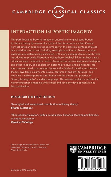 Produktbild: Interaction in Poetic Imagery