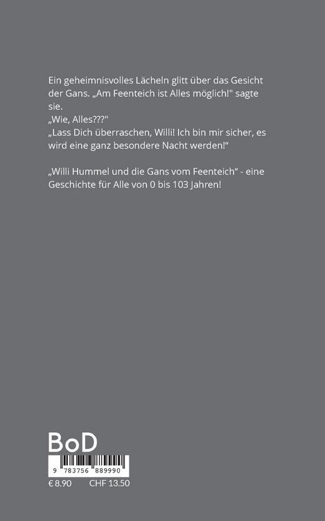 Produktbild: Willi Hummel und die Gans vom Feenteich