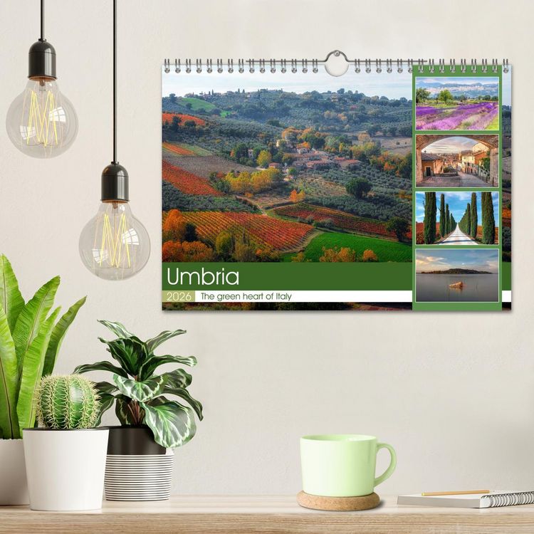 Produktbild: Umbria The green heart of Italy (Wall Calendar 2026 DIN A4 landscape), CALVENDO 12 Month Wall Calendar