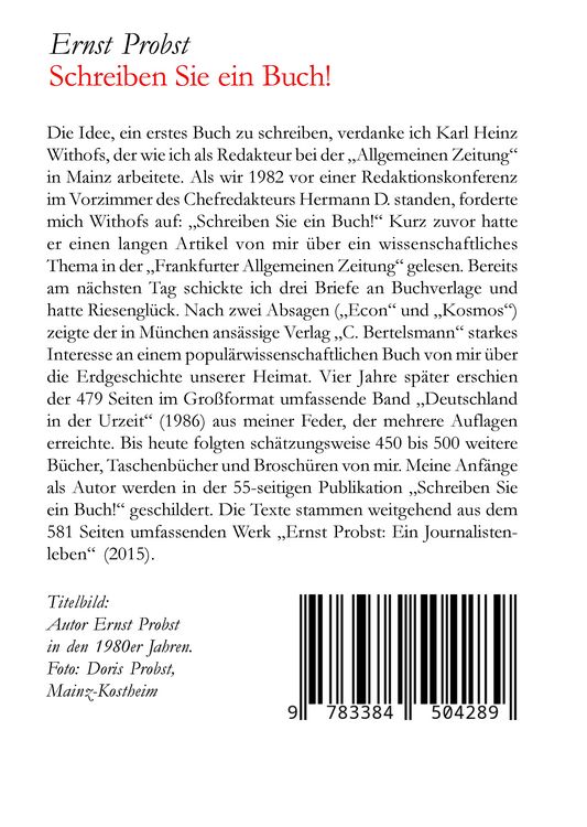 Produktbild: Schreiben Sie ein Buch!