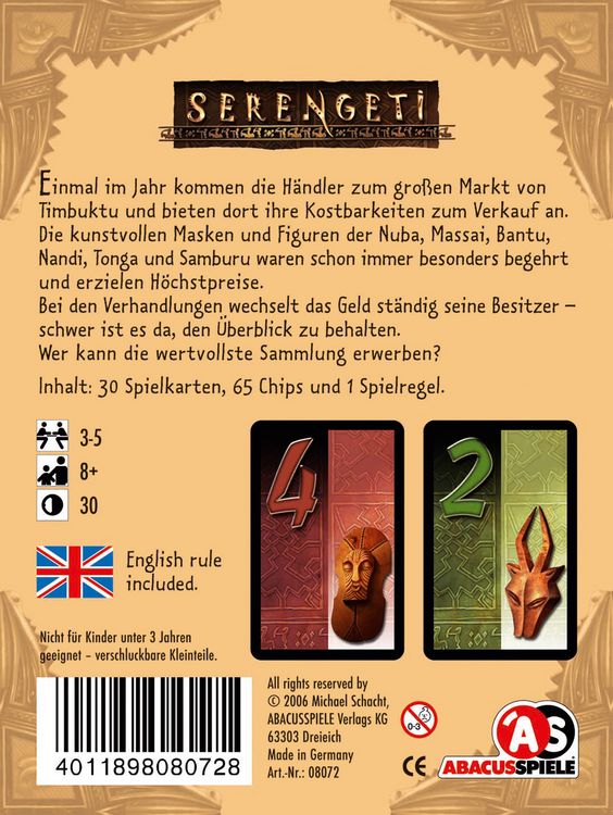 Produktbild: Abacusspiele - Serengeti