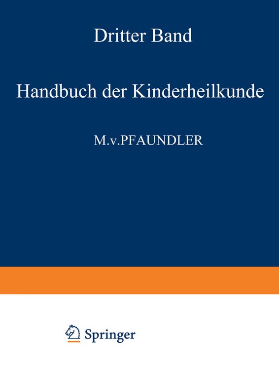 Produktbild: Handbuch der Kinderheilkunde