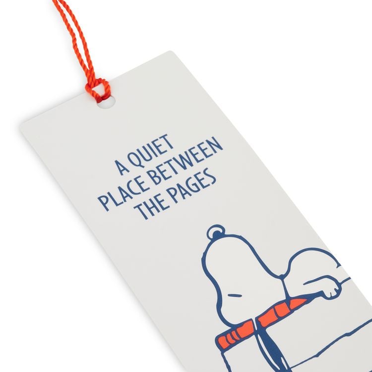 Produktbild: Lesezeichen rot "A quiet place"