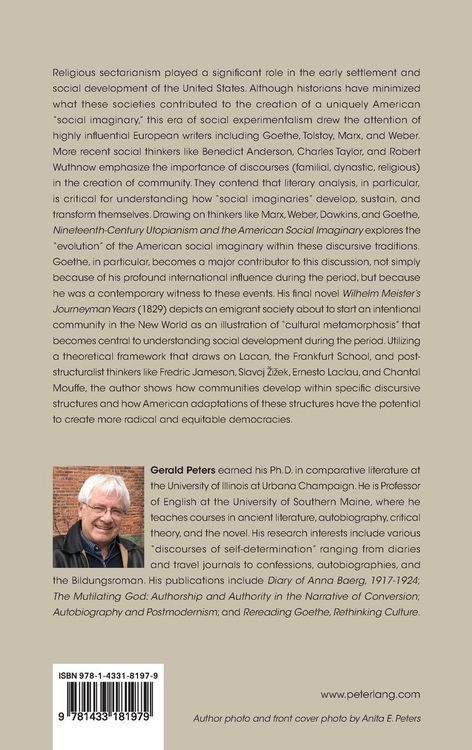 Produktbild: Nineteenth-Century Utopianism and the American Social Imaginary