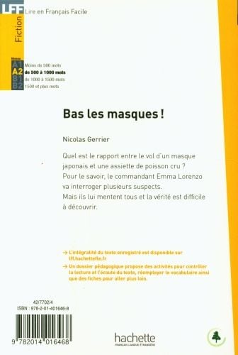 Produktbild: Bas les masques! + online audio - LFF A2