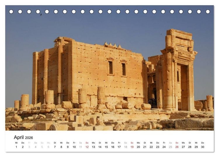 Produktbild: Syrien - verlorene Sch&auml;tze (Tischkalender 2026 DIN A5 quer), CALVENDO Monatskalender