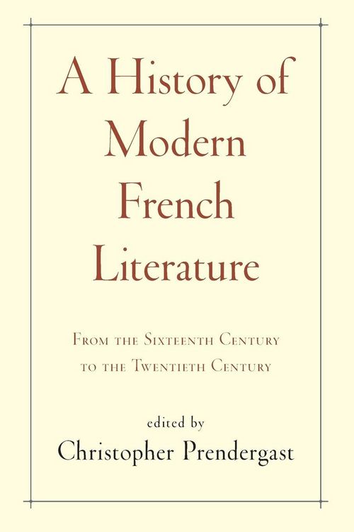 Produktbild: A History of Modern French Literature