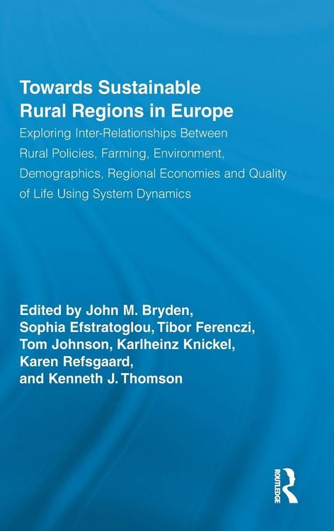 Produktbild: Towards Sustainable Rural Regions in Europe