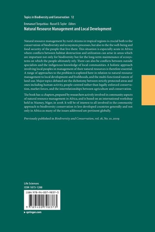 Produktbild: Natural Resource Management and Local Development