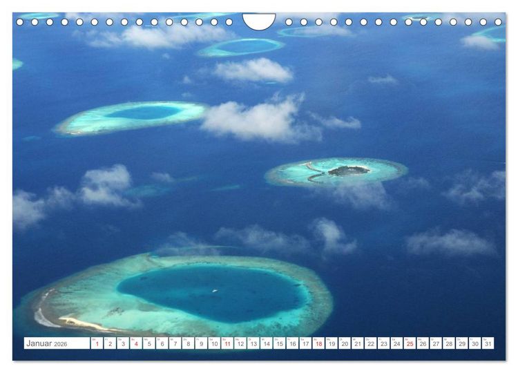 Produktbild: Malediven - Traumstr&auml;nde im Paradies (Wandkalender 2026 DIN A4 quer), CALVENDO Monatskalender
