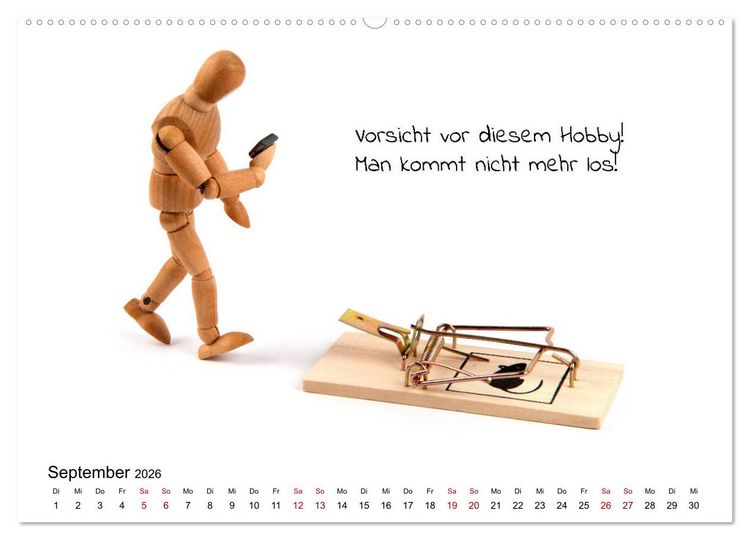 Produktbild: Ich Geocache jetzt (Wandkalender 2026 DIN A2 quer), CALVENDO Monatskalender