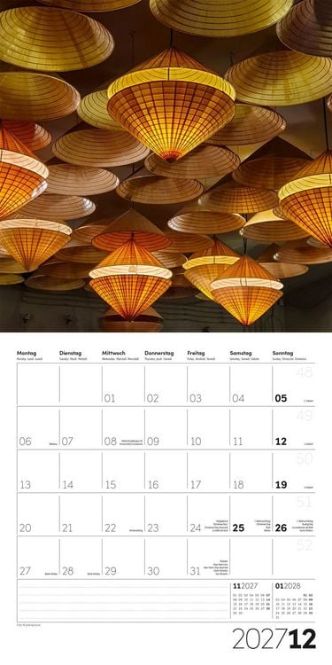 Produktbild: Die Farbe Gelb Kalender 2027 - 30x30 - Art12