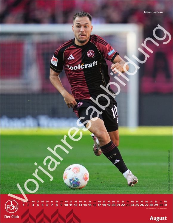 Produktbild: 1. FC N&uuml;rnberg Posterkalender 2027