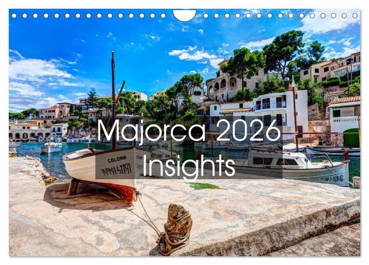 Produktbild: Majorca 2026 Insights (Wall Calendar 2026 DIN A4 landscape), CALVENDO 12 Month Wall Calendar