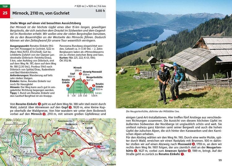 Produktbild: ROTHER Wanderf&uuml;hrer Nockberge