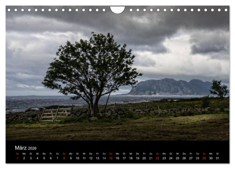 Produktbild: Norwegen - Vom Westen zum S&uuml;den (Wandkalender 2026 DIN A4 quer), CALVENDO Monatskalender