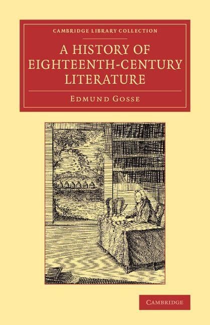Produktbild: A History of Eighteenth-Century Literature (1660 1780)