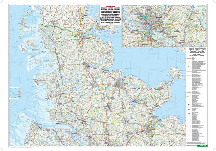 Produktbild: Deutschland 12 Schleswig-Holstein, Hamburg 1 : 200 000