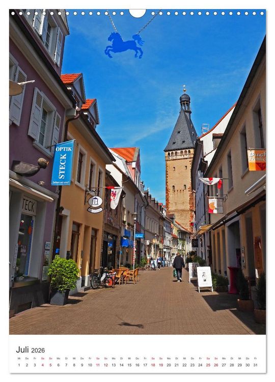 Produktbild: Speyer-Rund um die Maximilianstra&szlig;e (Wandkalender 2026 DIN A3 hoch), CALVENDO Monatskalender
