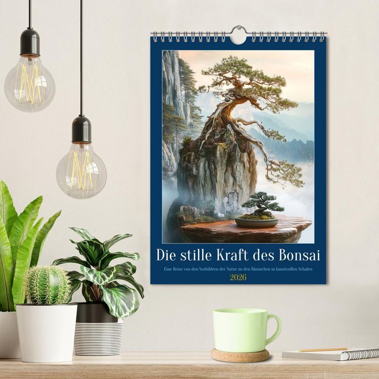 Produktbild: Die stille Kraft des Bonsai (Wandkalender 2026 DIN A4 hoch), CALVENDO Monatskalender