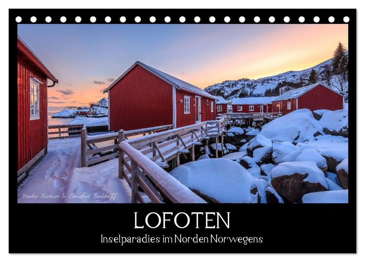 Produktbild: LOFOTEN - Inselparadies im Norden Norwegens (Tischkalender 2026 DIN A5 quer), CALVENDO Monatskalender