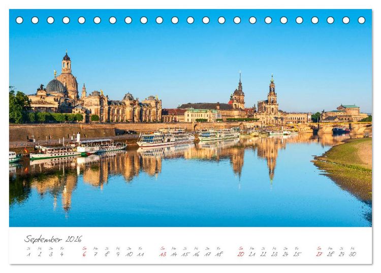Produktbild: Die Elbe Impressionen (Tischkalender 2026 DIN A5 quer), CALVENDO Monatskalender
