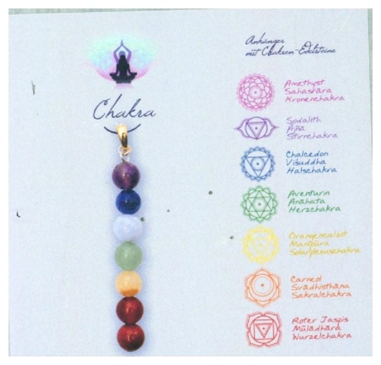 Produktbild: Chakra Anh&auml;nger Kugeln in Geschenkbox
