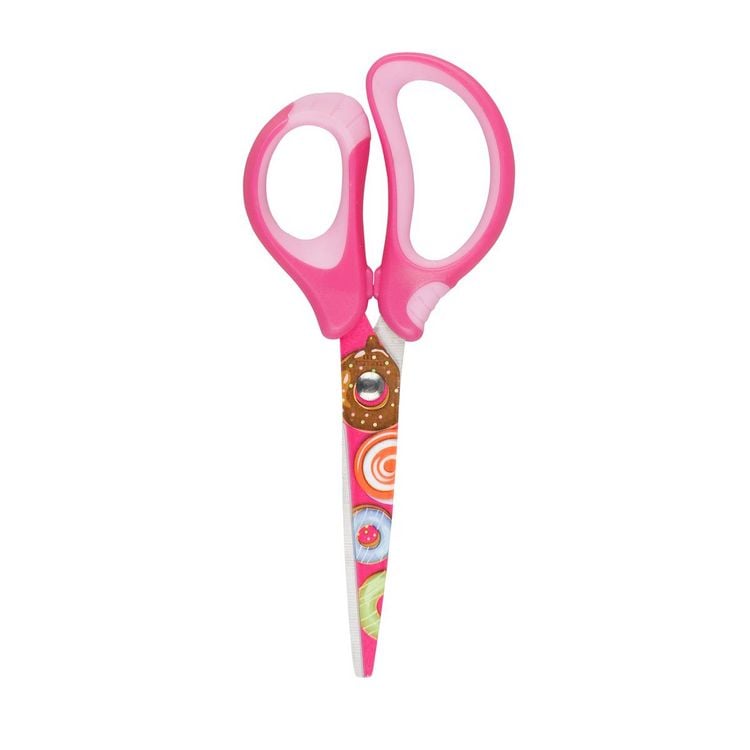 Produktbild: Idena Schere Donut mit Softgriff rosa 15cm