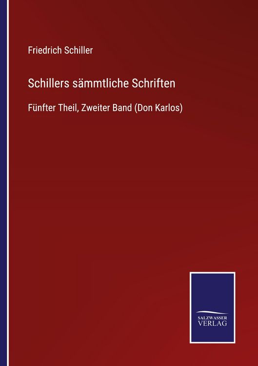 Produktbild: Schillers s&auml;mmtliche Schriften