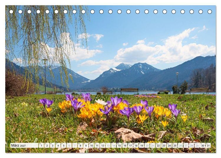 Produktbild: Schliersee-Idylle (Tischkalender 2027 DIN A5 quer), CALVENDO Monatskalender