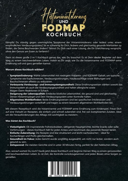 Produktbild: Histaminintoleranz und Fodmap Kochbuch