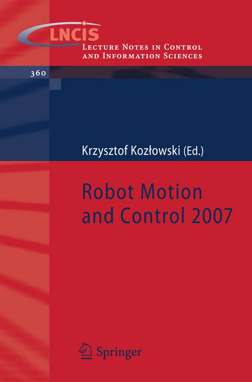 Produktbild: Robot Motion and Control 2007