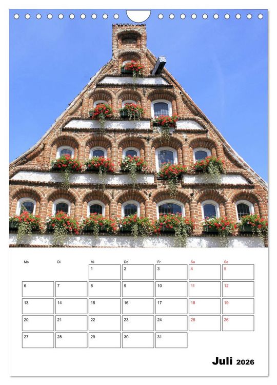 Produktbild: L&uuml;neburg, von der sch&ouml;nsten Seite (Wandkalender 2026 DIN A4 hoch), CALVENDO Monatskalender