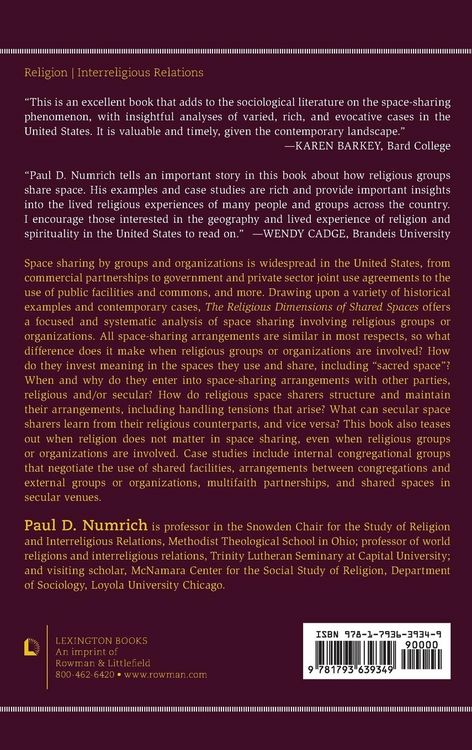 Produktbild: Religious Dimensions of Shared Spaces