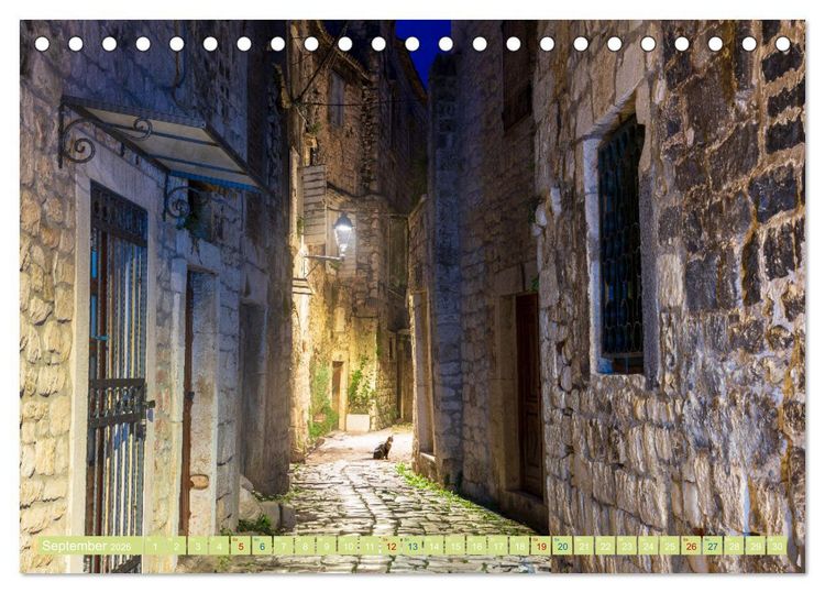 Produktbild: Trogir - Wundervolles historisches Juwel an der Adria (Tischkalender 2026 DIN A5 quer), CALVENDO Monatskalender
