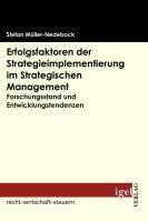 Produktbild: Erfolgsfaktoren der Strategieimplementierung im Strategischen Management