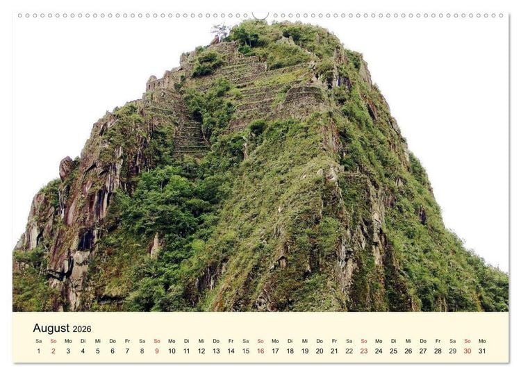 Produktbild: Im Land der Inka (hochwertiger Premium Wandkalender 2026 DIN A2 quer), Kunstdruck in Hochglanz