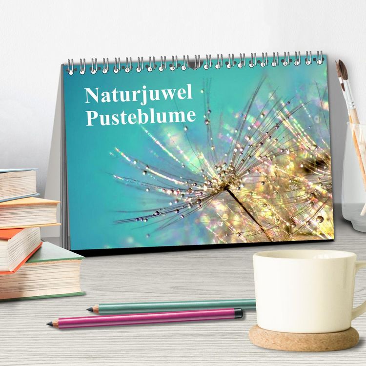 Produktbild: Naturjuwel Pusteblume (Tischkalender 2026 DIN A5 quer), CALVENDO Monatskalender